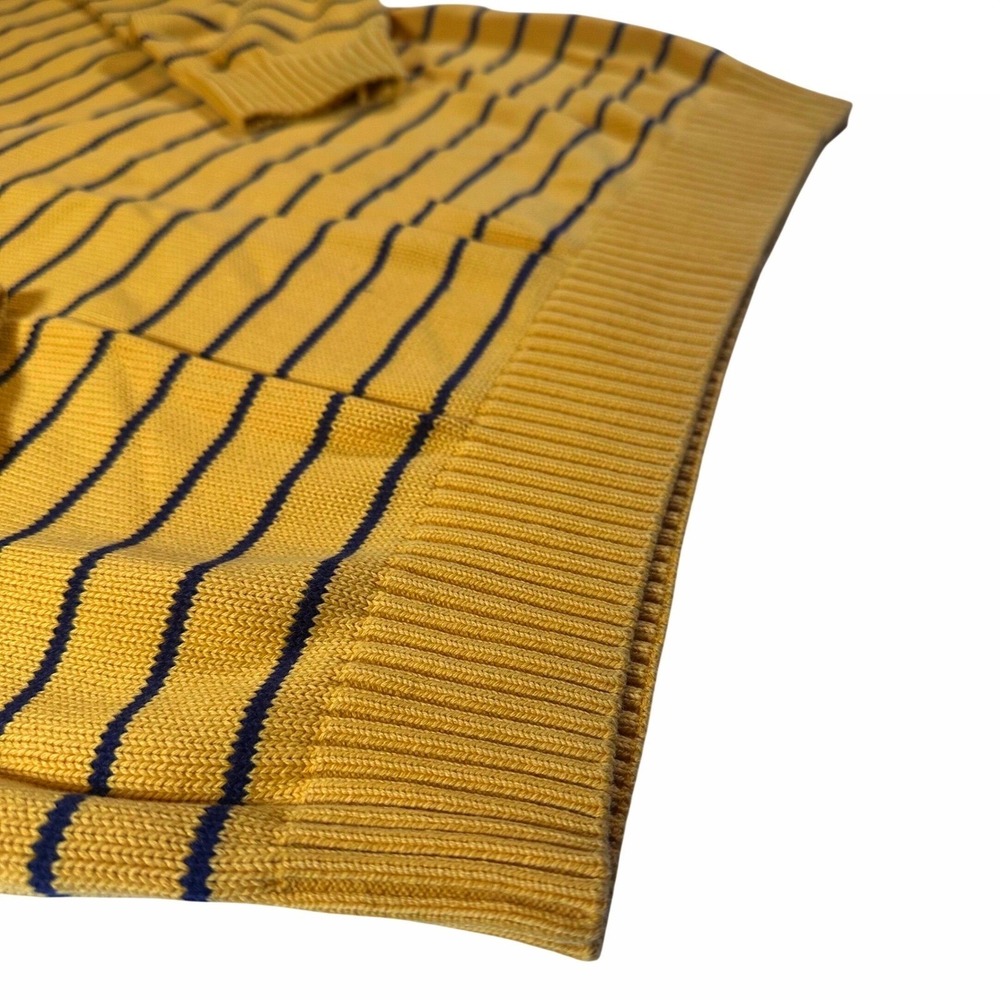 Vintage 90's Y2K Tommy Hilfiger V-Neck Knit Sweater XL Stripe Preppy Academia - Picture 4 of 6